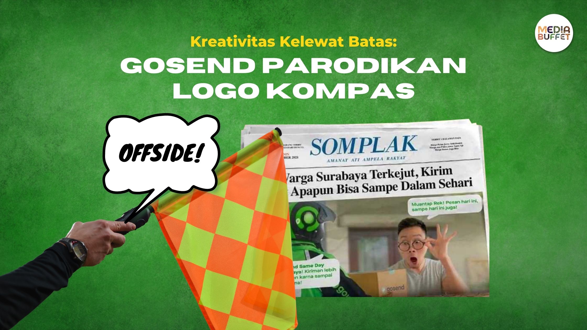 Creativity Gone Too Far: Gojek Parodies the Kompas Logo