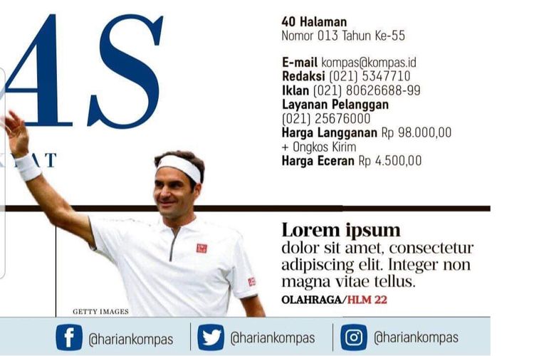 About KOMPAS's Lorem Ipsum