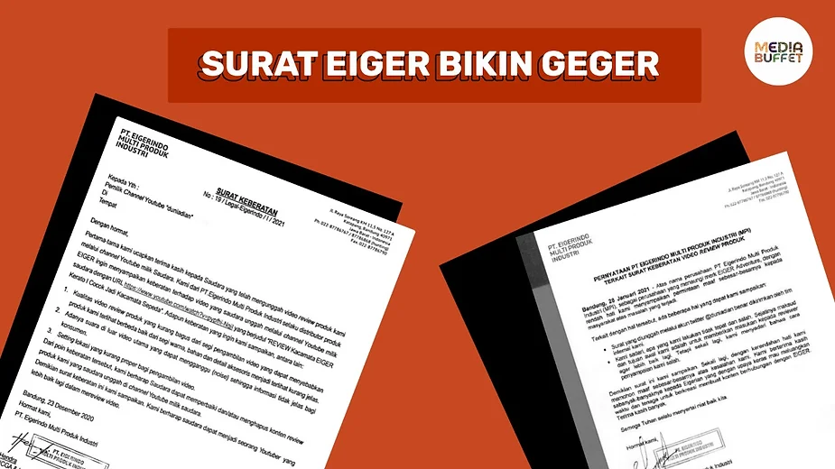 Eiger's Letter Causes a Stir