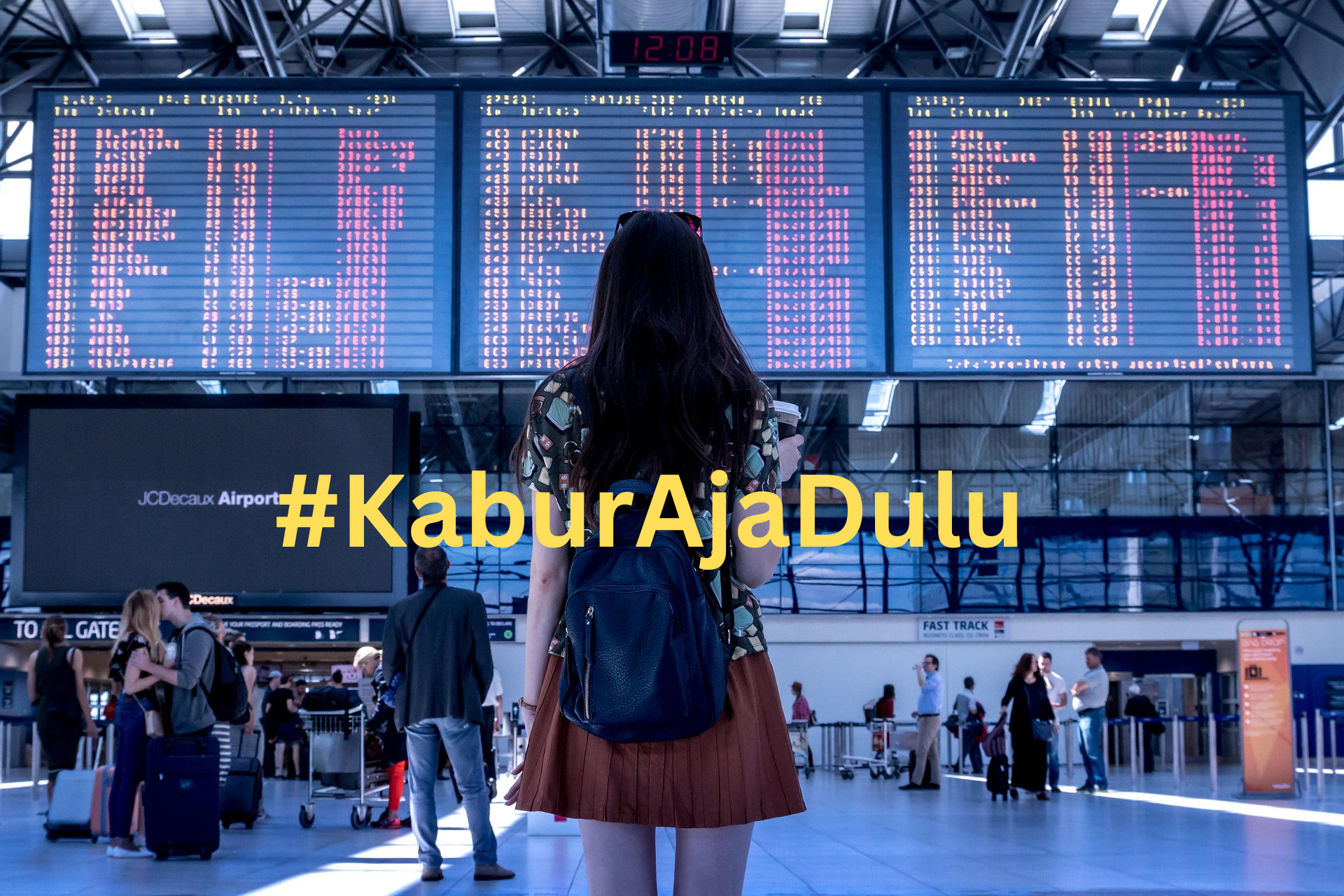digital campaign #KaburAjaDulu